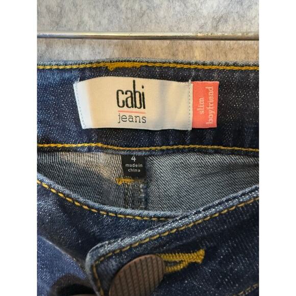 Cabi Jeans Womens Patchwork Slim Boyfriend Jeans Size 4 - Picture 6 of 7